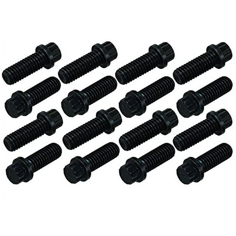 Moroso Exhaust Header Bolt Kit 12pt 3/8-16 x 1.00 (16pk) Moroso Exhaust Header Bolt Kit 12pt 3/8-16 x 1.00 (16pk)