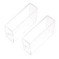 thumbnail image 3 of 2PCS Transparent Desk Stand Acrylic Desktops Storage Containers, 3 of 5