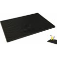 thumbnail image 1 of Bar Service Mat Non-Slip Mats Rubber Bar Dry Mat Dish Drying Mat 45 x 30 cm（Black）, 1 of 5