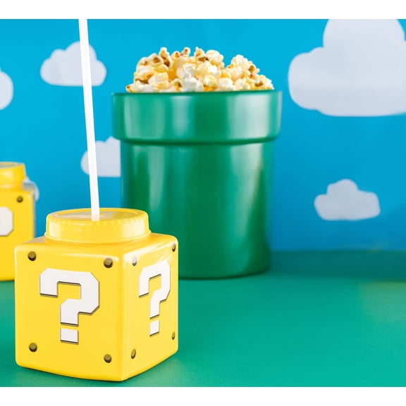 Popcorn Bucket Tube Green Games Chicken Fry Bucket Potato Bucket Trash Bucket Multi-use Bucket