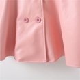 thumbnail image 4 of Vedolay Toddler Baby Girl Coats Baby Long Sleeve Single Button Up Warm Coat Pink,120, 4 of 5