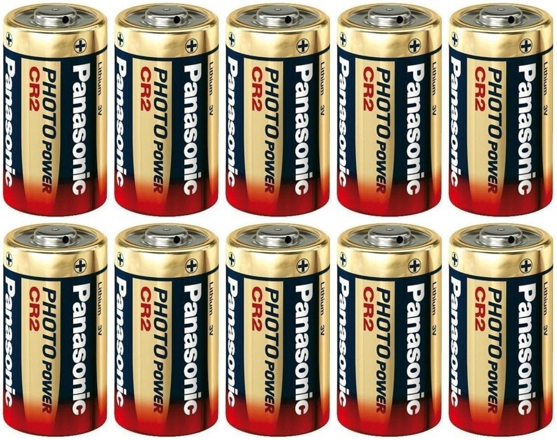 10 Panasonic Ultra CR2 3v Lithium Photo Battery DLCR2