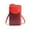 Rouge, variante sur Portefeuille Compact à Bandoulière avec Emplacements pour Cartes - Portefeuille Anti-RFID pour Cartes de Crédit et Appareils Mobiles