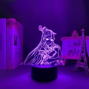 TYOMOYT Game Led Night Light Genshin Impact Ningguang Figure for Room Decor Kids Birthday Gift Genshin Impact Desk Led Night Lamp