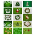 Round Placemats Kitchen Utensils Set Table Mat Christmas Table Mat