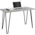 Mainstays Retro Computer Desk, Distressed Gray Oak