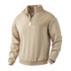 thumbnail image 1 of pstuiky Camisas de manga larga abrigadas para hombre, Sudadera informal de manga larga con cuello alto y cremallera de color liso para hombre camisetas de hombre xxxl, 1 of 7