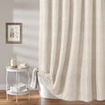 thumbnail image 4 of Seasonwood Beige Boho Shower Curtain Waterproof Bathroom Shower Curtains 72"x72", 4 of 9