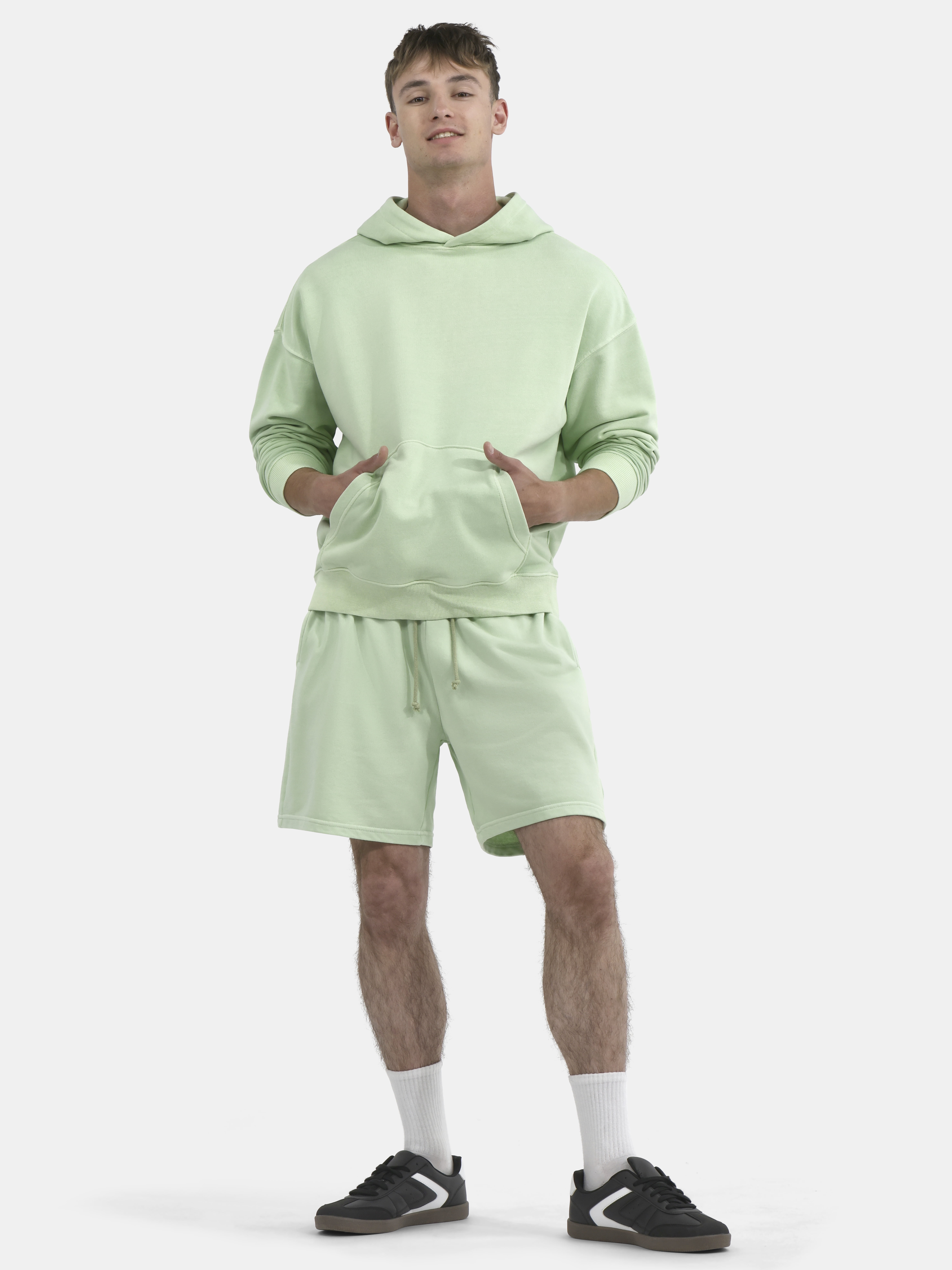 No Boundaries All Gender Oversized Fleece Hoodie Sweatshirt, 1 or 2-Pack, Men's
