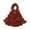 BX24-Brown, variant on VV AVEORS Chiffon Hijab For Women Elegant Shawl And Wraps For Wedding Bride Scarves Summer Lightweight Smooth Scarf Green