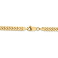 thumbnail image 3 of 14K Yellow Gold bracelet Chain style Curb Beveled Flat 8 in 3.2 mm, 3 of 4