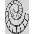 thumbnail image 1 of Ahgly Company Indoor Rectangle Patterned Off-White Novelty Area Rugs, 3' x 5', 1 of 6