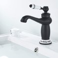 thumbnail image 3 of Bathroom Faucet, Single Lever Bathroom Faucet Chrome(black), 3 of 5