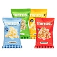 thumbnail image 5 of Tantos Puffed Pasta Chips Variety Pack Pesto, Marinara, Cacio e Pepe, Classico Plant Based Low Calorie Snack 4 oz, Pack of 4, 5 of 8