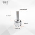 thumbnail image 2 of Uxcell 12 Pcs Vis de Verrouillage à Tête Plate M2x8mm, Argent, 2 of 6