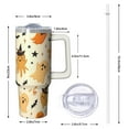 thumbnail image 2 of Halloween 30oz Spooky Coffee Mug with Handle and Straw Lid – Pumpkin Gift Tumbler – Insulated Travel Cup, 2 of 5