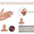 thumbnail image 4 of Small Bulldog Paper Clips, Coideal 30 Pack 1 Inch Metal Binder Clips File Paper Money Clips for Tags Bags,Office and Home Kitchen (Rose Gold, 22mm), 4 of 4