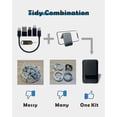 thumbnail image 3 of Cable de carga USB tipo C a C de Yinow con 3 adaptadores, color negro, 3 of 8