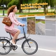 thumbnail image 5 of 24 Inch Folding Bike for Adults with Steel Frame Single Speed and Dual V-Brakes Compact and Portable Bicycle for Men and Women, 5 of 9