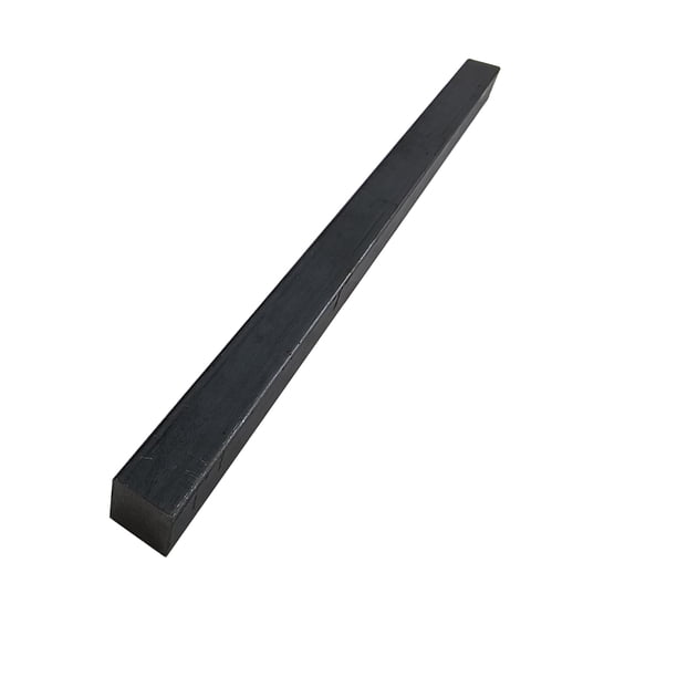 Bulbo Industries de barra cuadrada de acero, 16 mm x 30 cm (1 paquete)