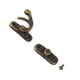 thumbnail image 1 of Pestillo de Cerrojo, Gancho de Pestillo con tornillos para baúles de cofre del tesoro vintage, 12 pestillos, 1 of 7
