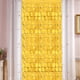 thumbnail image 1 of Nvzi Paquete de 2 cortinas de fondo de papel de aluminio de 39,37 x 78,74 pulgadas, serpentinas de oropel para decoraciones de fiesta de cumpleaños,fiesta de discoteca, dorado, 1 of 4
