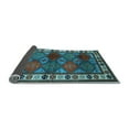 thumbnail image 2 of Ahgly Company Indoor Square Oriental Light Blue Industrial Area Rugs, 8' Square, 2 of 4