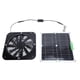 thumbnail image 4 of Ventilador de escape del panel solar, ventilador de panel solar de panel solar multifuncional de alta eficiencia de 13.5 pulgadas con cable de interruptor para la casa de pollo, 4 of 7