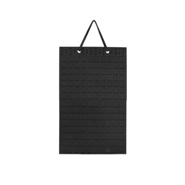 Qarigey Bolsa para colgar pendientes de fieltro organizador soporte para pendientes Material bolsa para colgar exhibición almacenamiento embalaje Ropa, zapatos y accesorios Miscelánea Negro Qarigey AP015822-01