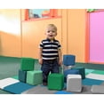 thumbnail image 6 of ECR4Kids SoftZone Patchwork Toddler Activity Mat and 12 Stacking Block Set - Contemporary, 6 of 14
