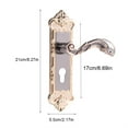 thumbnail image 5 of Cerradura de puerta Interior antirrobo para habitación, cerradura de puerta Vintage de aleación de aluminio Retro de estilo europeo, 5 of 5