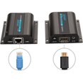 thumbnail image 2 of LKV372A 60m / 190ft 1080P HD HDMI Extender de Internet sobre Un Solo Cable de Ethernet Cat6 / 6a / 7 con el Control Remoto IR, 2 of 5