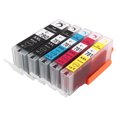 thumbnail image 2 of Cartucho de tinta transparente, sin decoloración, imprime suavemente el cartucho de impresora para PIXMA TS707 TR8570 TS8170 BK BK CMY, 2 of 5
