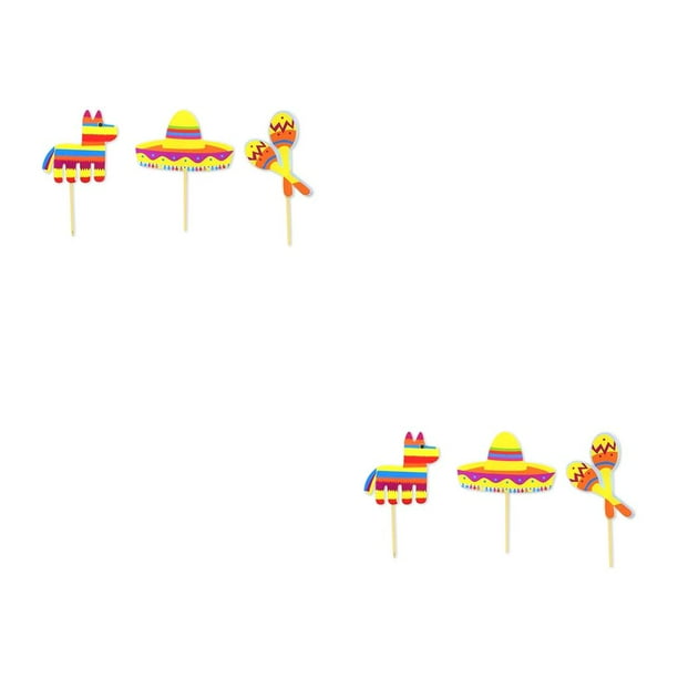 Wosthever Banner Decoraciones para fiestas mexicanas Diseño hueco Bunting Fiesta Photo Props Celebración Carnaval Festival Suministros bell 3 juego de 3 campanas 2Conjunto