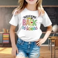 thumbnail image 2 of Girls Size 16 18 Clothes Space T Shirt Girls T Shirt Size 14 Clothes Girl Tops Fashion 2017 Girl T Children Back To School Season Cute Graphic Print Round Neck Short Sleeve Tee Summer Casual T Shirt, 2 of 4