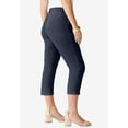 thumbnail image 3 of Roaman's Women's Plus Size Classic Stretch Capri Jean, 3 of 6