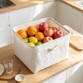 thumbnail image 4 of Fmbmuo Foldable Storage Basket With Handle , Storage Containers For Clothes Diamond Art Storage For Wardrobe Shelf Nursery Bedroom Living Room, 4 of 6