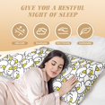 thumbnail image 2 of Yiaed Body Pillow Cover, Ultra Soft Microfiber Pillowcases, Breathable Long Pillow Case, Envelope Closure-Ducky (20x54 inch)（Pillow core not included）, 2 of 5