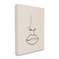 thumbnail image 3 of Stupell Industries Minimal Female Face Line Doodle Graphic Art Gallery Wrapped Canvas Print Wall Art, Design by JJ Design House LLC, 3 of 7