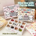 thumbnail image 3 of DIY Empty Dimple Surprise Gift Box, 6.8" x 5.1" x 1.6" Paper Box for Birthday Valentine's Day Couple Gifts (1 Pack), 3 of 9