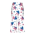 thumbnail image 5 of Yuzhih Capri Pants for Women Loose Wide Leg Comfy Lounge Pajama Capris Sweatpants Trousers with Pockets Summer Outfits, 5 of 5