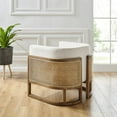 thumbnail image 3 of New Pacific Direct Fabric Solid Print Barrel Accent Arm Chair, Natural, 3 of 12