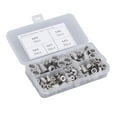 thumbnail image 4 of Oubit Rivet Écrou Assortiment Kit,100Pcs Rivet Écrou Plat en Métal Rivet Écrou Remarquable Clarté, 4 of 9