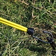 thumbnail image 3 of 12/20 piezas 15 cm ganchos de cuerda elástica ganchos de alambre en espiral de pintura antioxidante con cuerda elástica reflectante separable ganchos de cinta de flejado de alta resistencia para Camping camiones barcos, 3 of 8