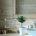 thumbnail image 4 of SHOWERORO Repisa Doble De Acero Inoxidable Para Con Moderno Adhesiva Sin Necesidad De Taladro, 4 of 6