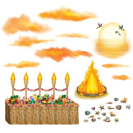 The Beistle Company Luau Sunset Props