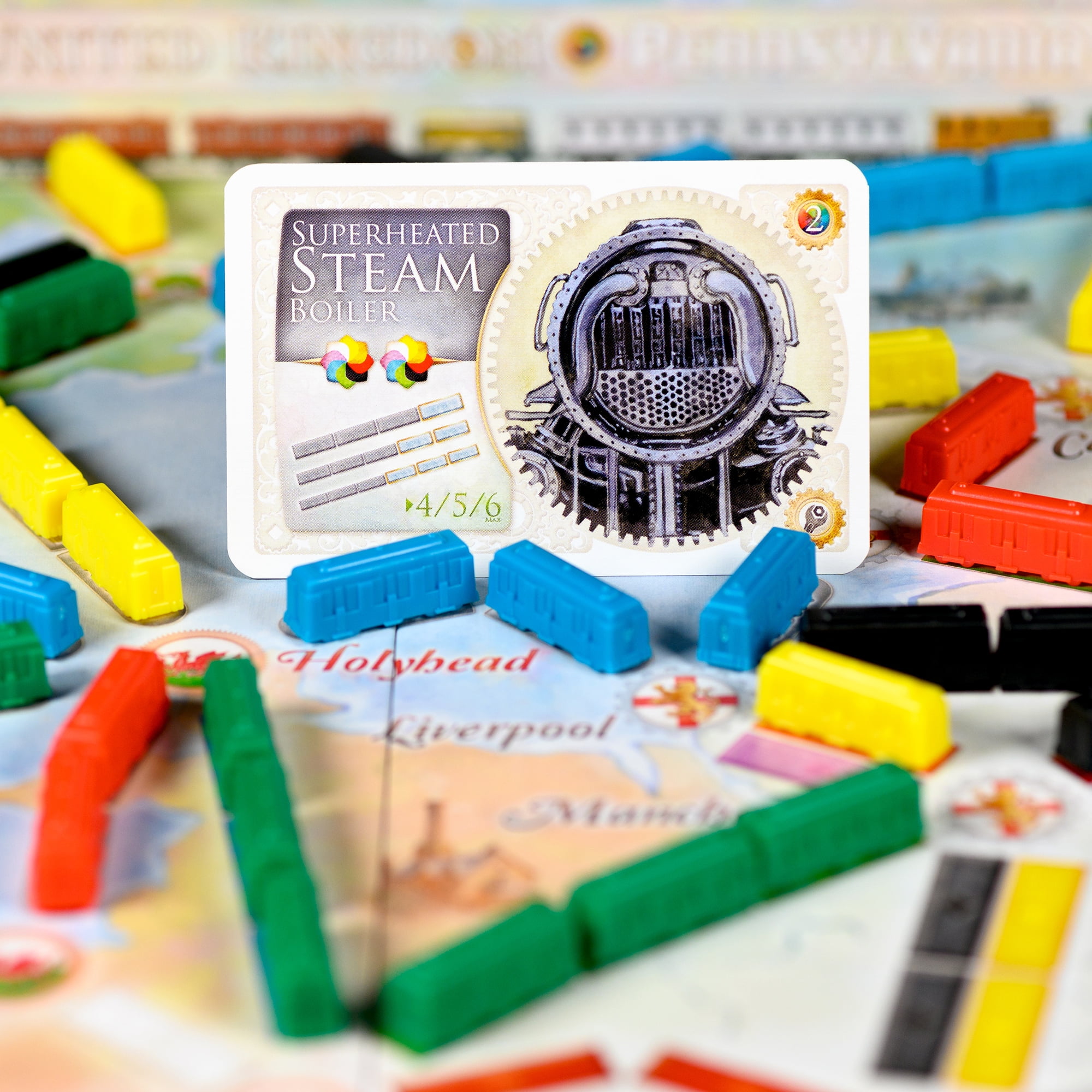 Ticket to Ride United Kingdom Expansion Game, for Ages 8+, from Asmodee