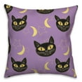 thumbnail image 2 of Creative Products Cat Moon and Stars Pattern 20 x 20 Spun Poly Pillow, 2 of 3