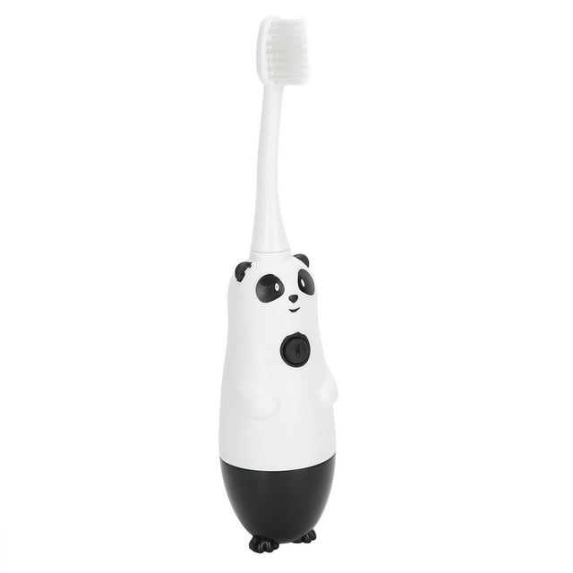 Baby Electric Toothbrush,Infant To Toddler Toothbrush For 2-12 Years Old Children,Sonic Electric Toothbrush With PBT Soft Hair,Panda Pattern 150 X 35 MM