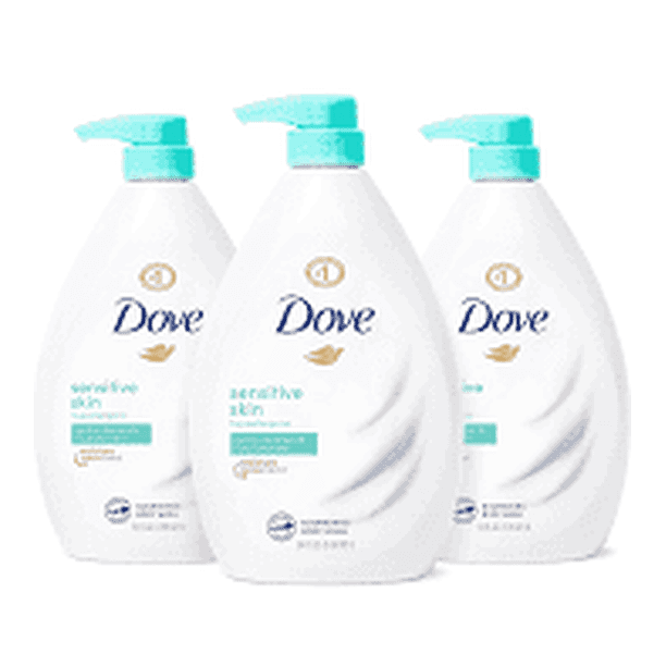 Dove Body Wash Hypoallergenic and Sulfate Free Body Wash Sensitive Skin